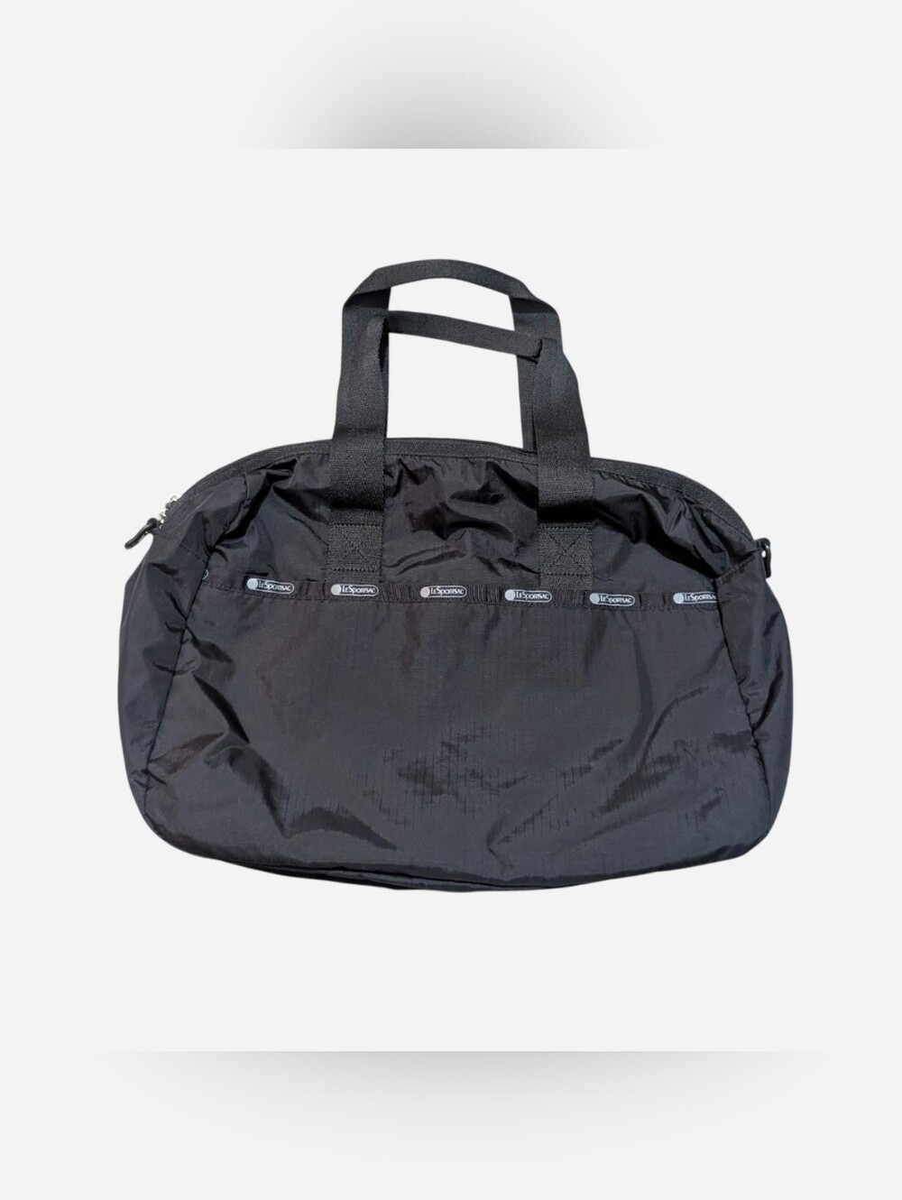 LeSportsac 33565603 Women's Basic Boston Bag Black Weekender Duffle Carry On - Picture 4 of 7
